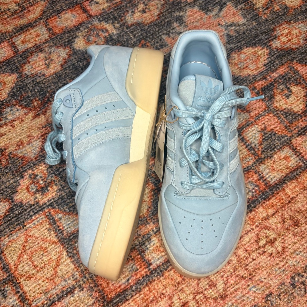 Adidas Light Blue Rivalry Lux Low W Sneakers women’s 9.5 NEW WITH TAGS - Picture 6 of 13